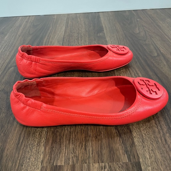 Tory Burch Minnie travel flat red size 7.5 - Picture 3 of 8